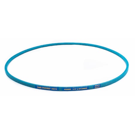 D&D 4LK660 66" Outside Length, 1/2" Top Width, 1 Ribs 4LK660